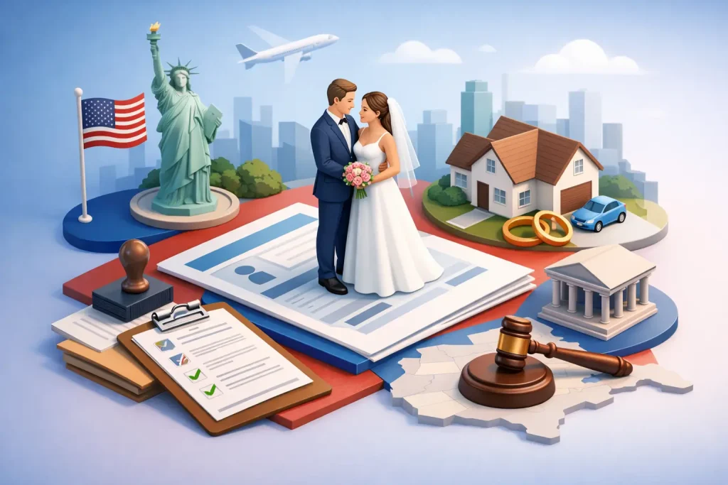 How to Adjust Status After Marriage in the U.S.